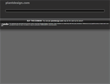 Tablet Screenshot of plantdesign.com